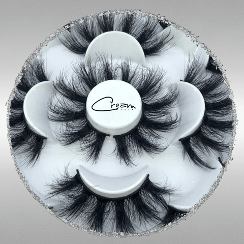 Creamy Curlies 47's - 5 Pairs of Exaggerated 3D False Eyelashes