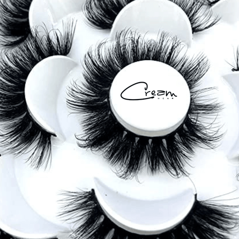 Creamy Curlies 77's - 5 Pairs of 25mm 3D Faux Lashes