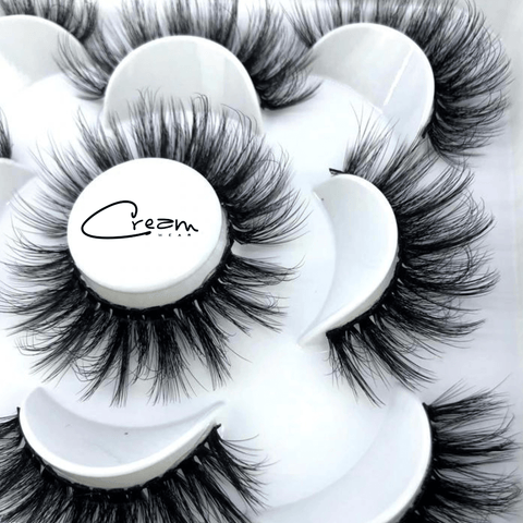 Creamy Curlies 57's - 5 Pairs of Dramatic D-Curl Eyelashes